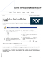 Membahas Soal-Soal Kelas 7 SMP - Proof PDF