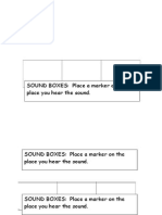 Sound Boxes Template