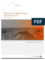 Woomera Advisory Board Annual Report 2013