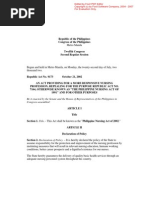 Download Philippine Nursing Act of 2002 RA91731 by seigelystic SN2435004 doc pdf