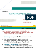 OM Chapter 12 Managing Inventories