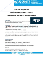 CMBC Competition Rules and Procedures