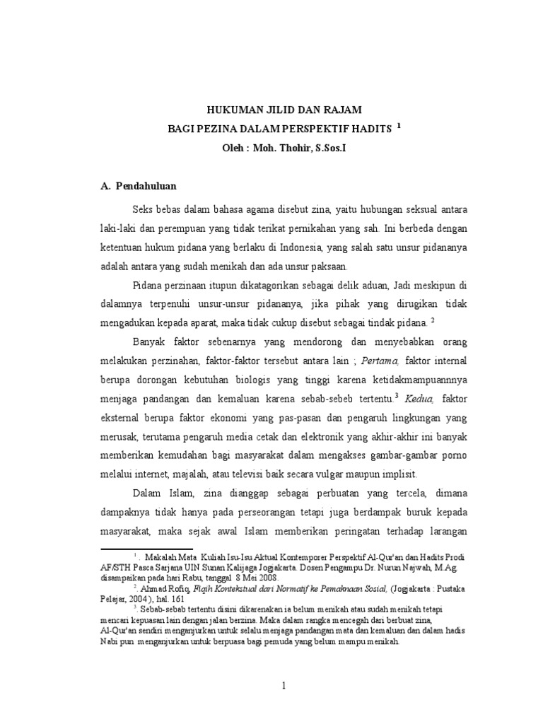 Hukuman Jilid Dan Rajam Doc