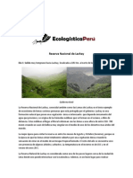 Reserva de Lachay PDF