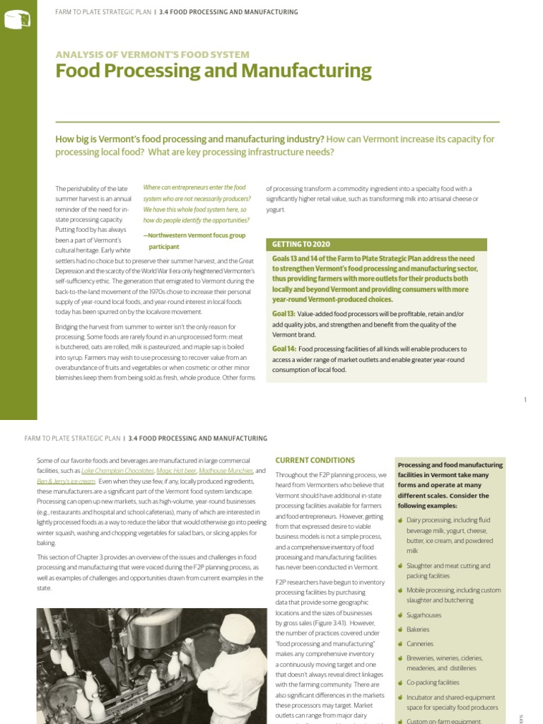 3.4 - Food Processing PDF | PDF | Dairy Farming | Animal Slaughter