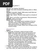 Download Lesson 1-Al Fatiha  by aahmad09 SN24351689 doc pdf