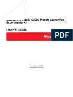 User'S Guide: Launchxl-F28027 C2000 Piccolo Launchpad Experimenter Kit