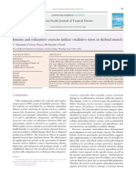 Intense and Exhaustive Exercise Induce Oxidative Stress in Skeletal Muscle