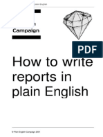 How To Write Reports in Plain English - Eld PDF
