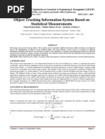 Object Tracking Information System Based On Statistical Measurements