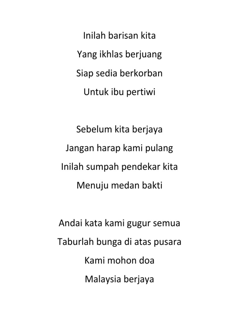 Inilah Barisan Kita Pdf