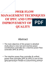 Power Flow Management Techniques of Ipfc and Upfc for Improvement of Power Quality