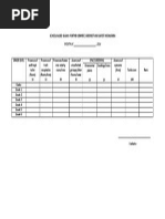 Evaluator Sheet Clean and Green