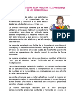 3-Resumen - Algunas Estrategías para Facilitar El Aprendizaje de Las Matemáticas