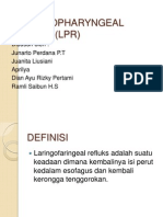 Laringopharyngeal Reflux (LPR)