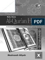 AL-QUR'AN HADITS X Untuk SISWA PDF