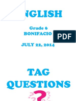 Tag Questions - DO,Does, DId