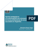 Aportes Pedagógicos A La Reformulación de La Formación I PDF