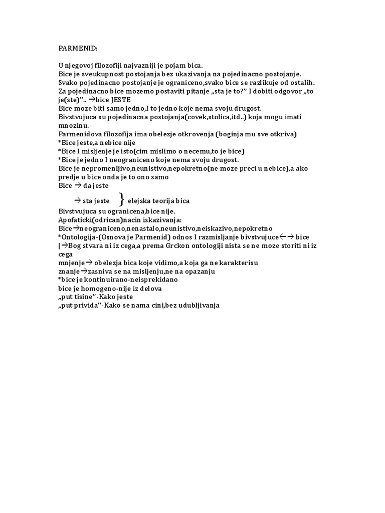 Parmenid | PDF