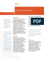 Risk Management Minimum Security Baselines 02-07-2013
