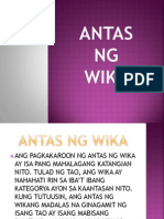 Antas NG Wika