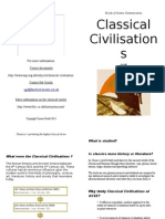Classical Civilisation S: For More Information: Course Documents Contact MR Gould