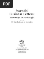 Download Essential Business Letters by maestro9211 SN243548180 doc pdf