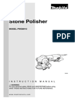 Makita PW5001C Stone Polisher Manual