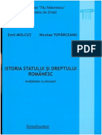 1.istoria Statului Si Drep (Tului Romanesc Emil Molcut, Nicolae Toparceanu PDF
