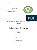 Government Crimes Against Humanity in Falluja 2014