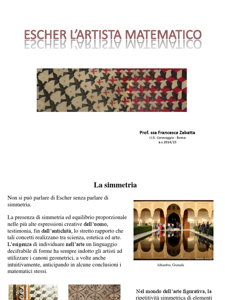 Escher L'artista Matematico | PDF
