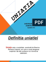 Uniatia - Religie