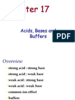 Acids, Bases and Buffers