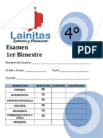 4to Grado - Bimestre 1 (11-12) PDF