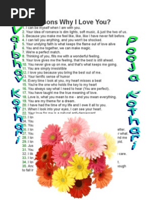 35 Reasons Why i Love u