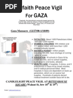 Interfaith Peace Vigil