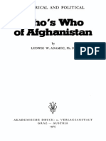 1975 Historical and Political Who's Who of Afghanistan by Adamec S PDF