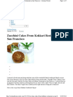 Zuchini Cakes