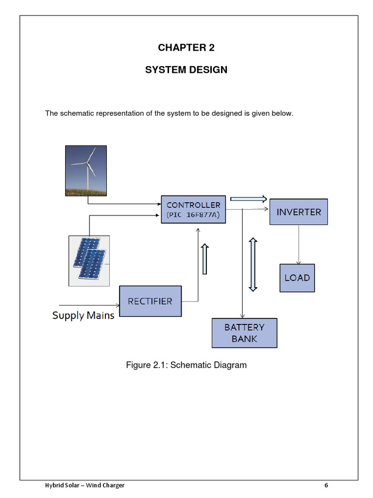 Hybrid Solar-Wind Charger Design | PDF | Photovoltaic System | Solar Power