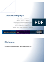  Thoracic Imaging II/Pulmonary board review