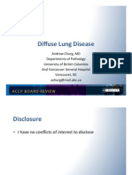 Pathology Diffuse Lung Disease/Pulmonary board review medicine