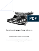 01 Guide To Writing A Lab Report - 2012