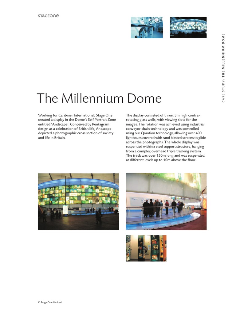 Millennium dome structure analysis image