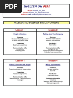 Download English on Fire Business English Outline by English_On_Fire SN24357582 doc pdf