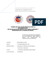 Diseño de un plan de negocios para la implementacion EstServ Oruro.doc