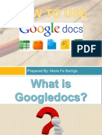 Googledocs Tutorial