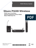 Shure PGXD Wireless: PGXD Sans Fil de Shure Shure PGXD Sem Fio