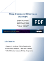  Sleep Disorders II/Pulmonary Board review