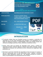 Equipos y Materiales de Seguridad