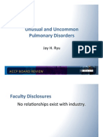 Unusual and Uncommon Pulmonary Disorder/pulmonary Board review